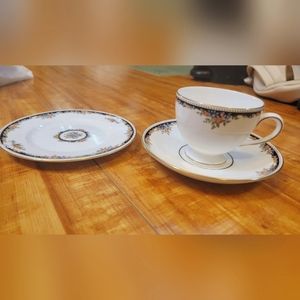 Wedgewood bone china saucer, Teacup and plate